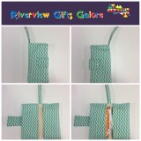 Nappy Wallet - Chevron - Aqua Nappy Wallet - Chevron - Aqua